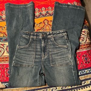 AE high rise flare jean